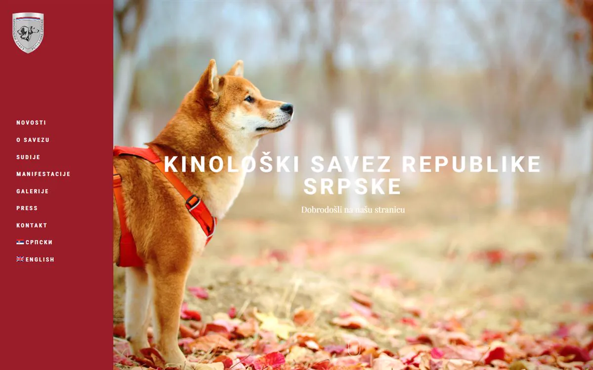 Sajt Kinološkog saveza Republike Srpske